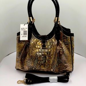 NWT-Brahmin Celia Katla Symphony with gold-tone hardware